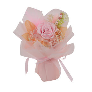Venta al por mayor personalizada Hortensia Natural Real pequeño girasol preservado para siempre flor eterna ramo de rosas para regalo de Graduación - Product Image 5