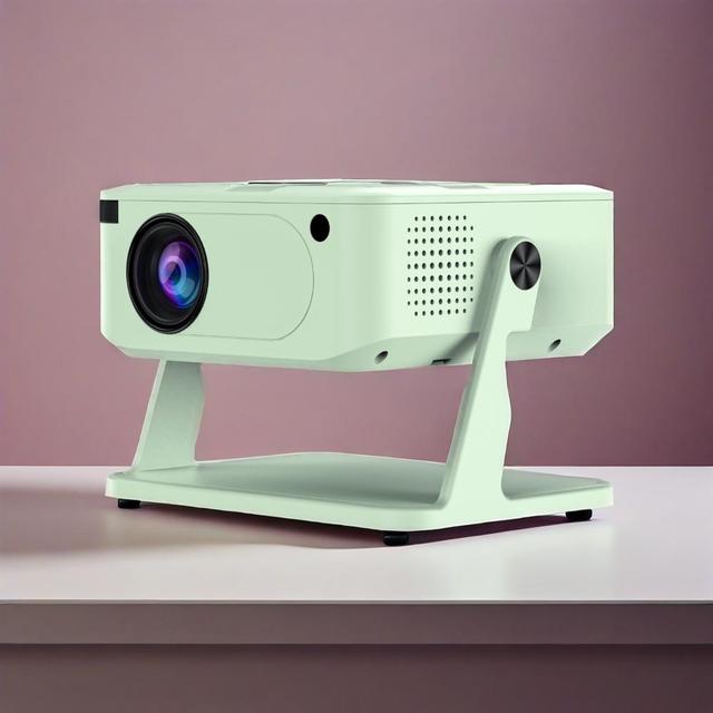XNANO Customizable Projector HA109 Green Android 14 Large Screen Mirroring LCD Mini Projector WiFi 6 Factory Direct