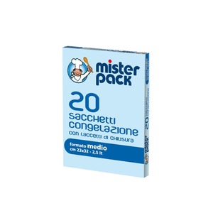 Juego de 20 Bolsas para Congelar Línea MISTERPACK 23x32cm 2.5L - Product Image 1