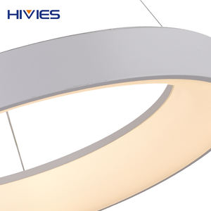 モダンなアルミシャンデリアリビングルーム寝室キッチンリング商用LEDペンダント照明 - Product Image 6