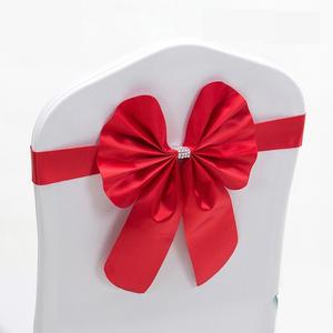 רחיץ קשת ספנדקס סאטן חגורה מלון מסיבת דקורטיבי יו"ר Sashes - Product Image 1