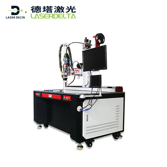 Platform Fiber Laser Welding Machine Automatic CNC Metal Laser Welder with Wire Feeder for Door Window Hardware