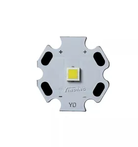 XLamp-XHP35-HI 3535 10W 4000-6700K Lampu LED Daya Tinggi Chip Manik-manik Putih Alami untuk Senter Sumber Cahaya Lampu Depan Mobil