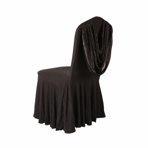 Elegante Super suave sólido de boda Spandex silla agradable con botín - Product Image 6