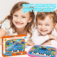 Mini Máquina de Aprendizaje Electrónica Educativa Temprana, Juguete Musical para Niños, Multifuncional, de Plástico, con Sonido y Luz, Funciona con Pilas