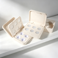 Palette de gel Patting 6 compartiments tendance, 2g, boîte portable en plastique ABS pour gel Pat Pat, emballage cosmétique personnalisé OEM/ODM