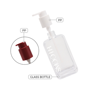 Bouteille en verre personnalisée transparente de 150 ml (4 oz) pour huiles nettoyantes et cosmétiques, flacon pompe en verre pour huile corporelle et lotion – Vente en gros Chine - Product Image 5