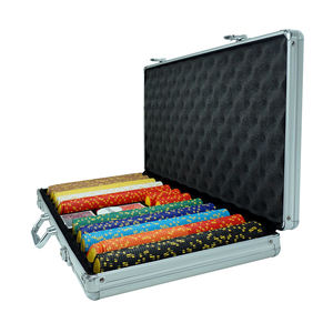 Accessoires de Casino Équipement de Texas Hold'em et Blackjack Boîte à Jetons <span class=keywords><strong>Vide</strong></span> de Casino Mallette de <span class=keywords><strong>Poker</strong></span> Personnalisée 750 Pièces à Main - Product Image 5