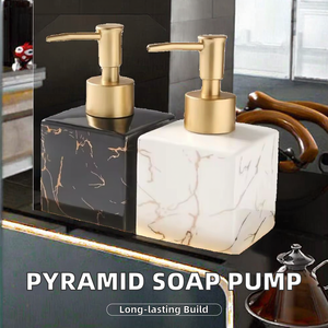 Eco-Friendly Pyramid-Shaped Hand Soap <b>Dispenser</b> Rust-Proof <b>Pump</b> Refillable Convenient to Use for Bathroom Use - Product Image 2