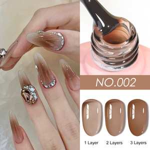 Pintura de Uñas Transparente Efecto Hielo Nude, Color Coco Congelado, Popular para Arte de Uñas, Pegamento en Aceite, Venta al por Mayor para Salones de Uñas - Product Image 6