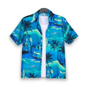 Chemise décontractée hawaïenne de qualité supérieure, légère, respirante, à imprimé tropical, à manches courtes, pour les vacances à la plage - Product Image 5