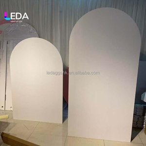 Arche de toile de fond blanche LEDA pour événements, fêtes et mariages – Offre spéciale - Product Image 4
