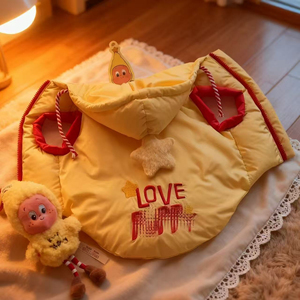 Chaleco Acolchado para Perro con Diseño Nuevo, Bordado de Estrella, Chaqueta Cálida de Invierno para Perros Pequeños - Product Image 2