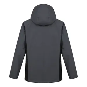 Abbigliamento da lavoro personalizzato con Logo uniforme da esterno impermeabile sport caldi invernali giacche Softshell da uomo con cappuccio a 3 strati