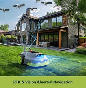 <span class=keywords><strong>Tondeuse</strong></span> robotisée L1500 RTK DIY avec vision 3D, évitement d'obstacles IA sans limite, vision TOF à double caméra 3D, contrôle par application, <span class=keywords><strong>pour</strong></span> pelouse de 1500m² - Product Image 4