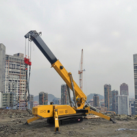 Grue Araignée Télescopique Mini sur Remorque, Capacité 1 Tonne 3 Tonnes 5 Tonnes 10 Tonnes, pour Extérieur