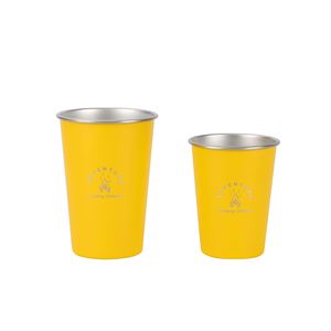 Tasse à café et à bière en acier inoxydable 304, simple paroi, logo imprimé, empilable, design moderne et épuré, pour usage extérieur et en voyage - Product Image 5