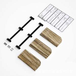 Corner Shelf <b>Wall</b> <b>Mounted</b> 3 Tier Rectangle Multipurpose Storage Rack For Bathroom Entryway Toiletries <b>Display</b> <b>Cabinet</b> Durable - Product Image 4