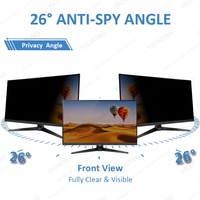 Filtre de confidentialité pour écran d'ordinateur anti-espion à double sens en matériau PET sur mesure pour Asus 31,5 pouces 16:9, filtre de confidentialité à 180 degrés