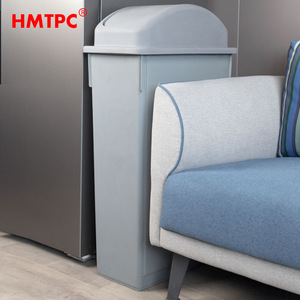 ถังขยะ HMTPC ขนาด 90 ลิตร ทรงสี่เหลี่ยม ผลิตจากพลาสติก พร้อมฝาปิดแบบมีบานพับ สำหรับใช้ในครัวเรือน - Product Image 2