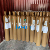 Bouteille de gaz 150 bars Héli O Gas en acier sans soudure haute pression pour l'électronique et les semi-conducteurs