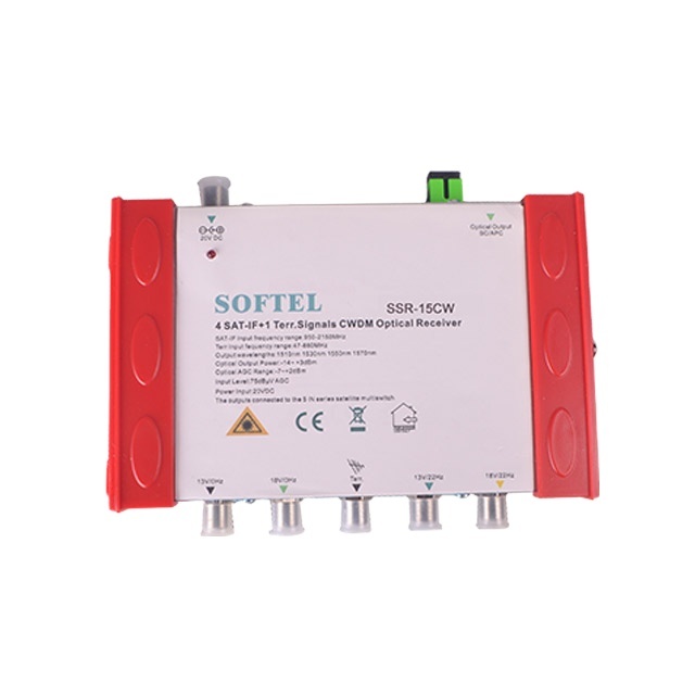 Satellite TV 4 Sat-If +1 Terr. Signals CWDM Optical Receiver