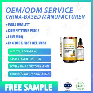 Gotas líquidas de glicinato de magnesio vegano con tintura de vitaminas de bromelina para adultos que promueven la función nerviosa e intestinal - Product Image 2