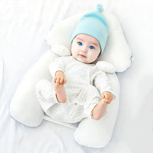 Oreiller doux pour bébé, écologique, en polyester, housse amovible, rembourrage en coton tricoté, apaisant, oreiller pour enfants, pour dormir - Product Image 3