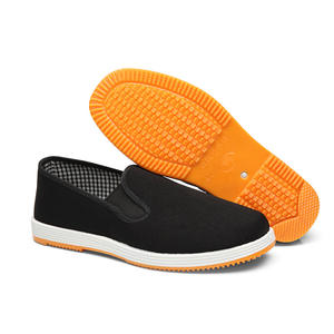 Vente directe usine 2021 <span class=keywords><strong>Chaussures</strong></span> noires décontractées et sportives respirantes et résistantes à l'usure, avec tige <span class=keywords><strong>en</strong></span> <span class=keywords><strong>toile</strong></span> et semelle extérieure <span class=keywords><strong>en</strong></span> PVC moulée par injection - Product Image 3