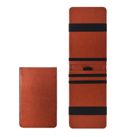 Porte-cartes de score et de distance de golf en gros avec boucle pour crayon et support vertical pour carnet