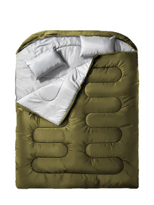 <span class=keywords><strong>Saco</strong></span> de <span class=keywords><strong>dormir</strong></span> doble para exteriores para adultos de <span class=keywords><strong>Amazon</strong></span>, impermeable, grueso, a prueba de frío, desmontable, de doble propósito, portátil, cálido para poliéster - Product Image 5