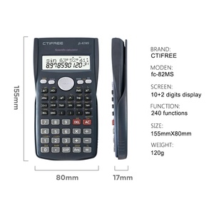 2022 82 MS Pink <strong>Calculator</strong> Calculadora Suitable Middle School Student 240 Function Wholesale Dual Power Scientific <strong>Calculators</strong> - Product Image 2