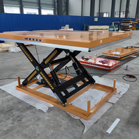 Table élévatrice à ciseaux hydraulique ultra-basse de 85 mm de hauteur minimale, plateforme élévatrice électrique de 1000 kg pour le chargement et le déchargement de marchandises