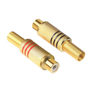Conector RCA Phono Chapado en Oro de 3.18mm para Montaje en Panel, Conector Hembra Soldable para Audio y Video - Product Image 2