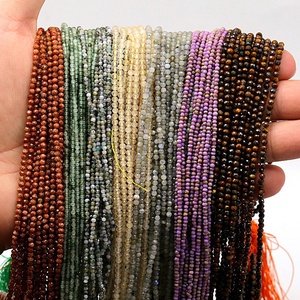 Hot <strong>Sale</strong> Natural Gemstone Beads 4mm Colorful Strand Loose Beads <strong>for</strong> DIY Making - Product Image 2