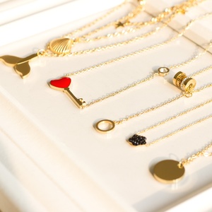 Collier pendentif tendance 2020, acier inoxydable, pendentif coloré, bijoux de qualité supérieure - Product Image 3