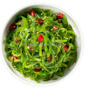 Ensalada de algas marinas sazonadas enlatadas, lista para comer, wakame verde fresco con sésamo y chile - Product Image 5