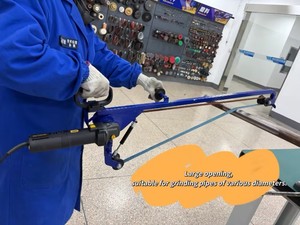 산업용 대구경 전동 핸드헬드 벨트 샌더 (가변 속도 및 1200W 출력, 파이프 표면 연마용) - Product Image 3