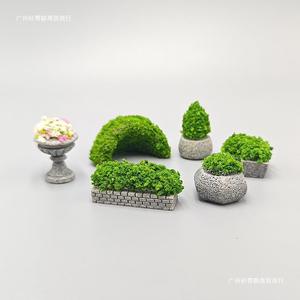 Adornos de jardín en miniatura, casa de árbol de resina, decoración de coche, accesorios de micropaisaje DIY para decoración de jardín - Product Image 4