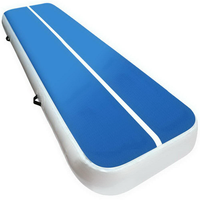 Tapis de gymnastique gonflable pas cher Airtrack pour sols de gymnastique, yoga, tumbling et sport (Flap Back)