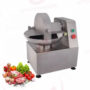 JUYOU Commercial Meat Bowl Chopping Machine/ Pork Meat Bowl Cutting Mixing Machine/ Multi-functional Bowl Chopper