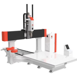 Centre d'usinage CNC à <span class=keywords><strong>portique</strong></span> à cinq axes Non métallique NOBOT N-JF-2230 broche HSK63F robuste 6KW - Product Image 1