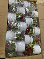 Plante Artificielle en Pot Rose, Fleurs Artificielles Mini Bonsaï en Soie, Décoration d'Intérieur, Centre de Table, Vente en Gros Sans Déchets