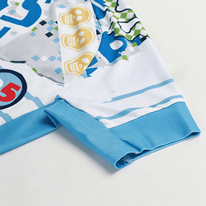 Maillot de cyclisme unisexe à imprimé intégral, logo personnalisé, ultra léger, maille respirante, manches courtes, pour le cyclisme en plein air - Product Image 4