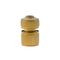 Conector rápido de manguera de construcción de latón resistente de 1/2 pulgadas con tope
