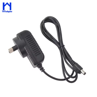 Adaptateur YHYadapter US EU Prise murale CA vers CC 12V 12W 5.5x2.1mm Interrupteur Matériel PC 1000mA 1A Adaptateur d'alimentation pour éclairage LED