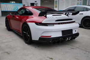ชุดแต่งคาร์บอนสีดำสไตล์ Porsche 992 GT3 แบบสกรูยึด กันชนหน้า-หลัง สเกิร์ตข้าง อัพเกรด Facelift อุปกรณ์ตกแต่งรถยนต์ - Product Image 4