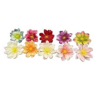 Fleurs artificielles Qiye, pivoine simulée style peinture à l'huile, serre-tête 6x3.5cm en soie, accessoires de mariage style chinois - Product Image 1