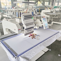 Tajima 1 tête 12/15 aiguilles Machine à broder informatisée nouveau pour les vêtements à usage domestique serviettes domestiques T-Shirts moteur d'usine