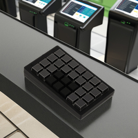 KB28S Mini 28-Key USB programable POS Retail Keyboard para caja registradora (Windows/Android/Linux)